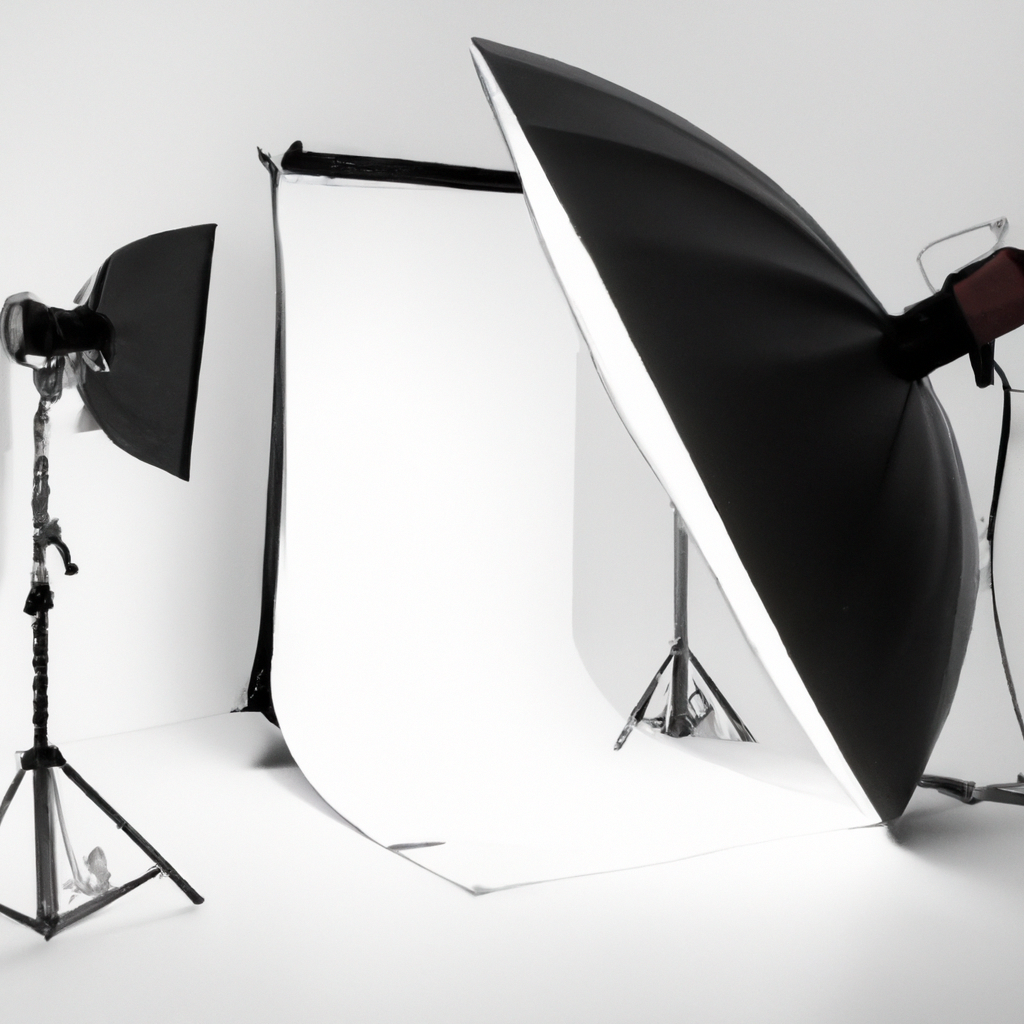 미니멀 화이트 사이클로라마 스튜디오, 소프트박스 조명 프리뷰